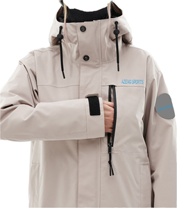 <span class=keywords><strong>Veste</strong></span> de <span class=keywords><strong>Ski</strong></span> d'hiver décontractée pour femmes grande taille personnalisée OEM vêtements de neige imperméables respirant coupe-vent extérieur chaud Snowboard combinaison de <span class=keywords><strong>Ski</strong></span> - Product Image 3