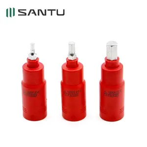 Santu chuyên nghiệp cấp 1/2 "1000V VDE thợ điện dụng cụ cầm tay Kit cách điện bit ổ cắm cho hình lục giác vít