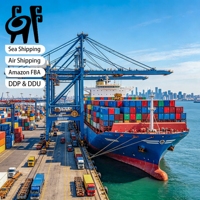 Service d'expédition maritime porte-à-porte Chine LCL+Express, agent logistique DDP vers le Royaume-Uni et les États-Unis