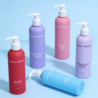 Bouteille souple vide en plastique personnalisée de 100 ml, 200 ml, 260 ml, 300 ml pour shampoing et lotion, idéale pour sérum et crème visage