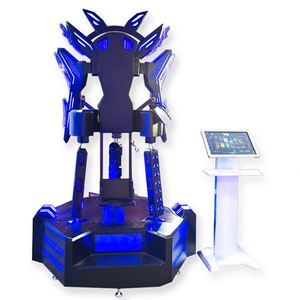 Plateforme de simulation de vol VR 9D en gros, machine VR en métal pour jeux de tir en arcade intérieure, idéale pour centres commerciaux, parcs d'aventure et usines - Product Image 3