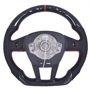 Volant en fibre de carbone à bas <span class=keywords><strong>prix</strong></span> en stock pour <span class=keywords><strong>Audi</strong></span> Q3 A4 B7 C7 <span class=keywords><strong>RS6</strong></span> A6L B9 A3 S Line S5 B8 A5 B8 A4L - Product Image 4
