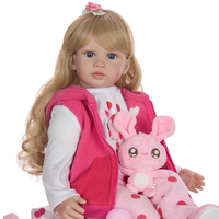 Poupée de bébé Reborn en Silicone, adorables et douces, 55cm, pour fille, nouvelle collection