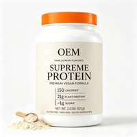 Bubuk Whey Protein Isolat Label Pribadi OEM 2.03 LB 921g Suplemen Diet untuk Pertumbuhan Otot untuk Dewasa