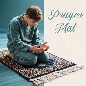Large <b>Muslim</b> Prayer <b>Mat</b> Non-Slip Backing Islamic Rug Carpet - Product Image 2