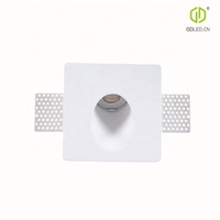 Lumières encastrées en plâtre pour l'intérieur, lave-murs en plâtre, éclairage encastré pour la maison, luminaire mural