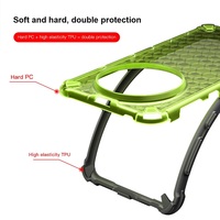 Nid d'abeille PC coque de téléphone en TPU pour Huawei Mate 60 Pro Honor 90 P60 80 70 X50 X40 Nova 11 SE Y61 Pro Lite étuis antichoc