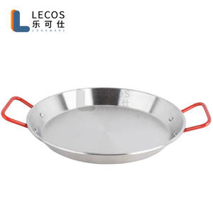 Venta al por mayor personalizado Camping Gathering Alicante Cooking Serving Pan Set grande tradicional valenciana de acero inoxidable Paellera Pan - Product Image 3