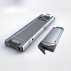 Unestech 1Bay M.2 NVMe PCIe 4.0 khay-ít SSD di động giá bao vây với slimisas SFF-8654 4i - Product Image 6