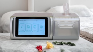 เครื่อง CPAP เครื่อง <span class=keywords><strong>APAP</strong></span> พร้อมท่อทำความร้อน |   บริการจัดหาอะไหล่ OEM แบรนด์ตามสั่ง และอะไหล่ SKD |   โรงงานมาตรฐาน ISO13485 ระดับเสียงรบกวน 22.7dB - Product Image 3