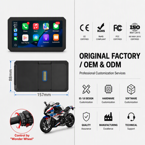 Vente en gros d'écrans IPS de 6 pouces, <span class=keywords><strong>1000</strong></span> nits, étanches IP68, Wonder Wheel, CarPlay sans fil, Android Auto pour moto BMW R1300GS / RS1250 - Product Image 1