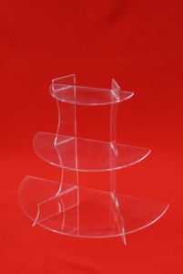 Exhibidores Acrílicos Transparentes Anticorrosión 2026, Tamaños Personalizados, Soportes Escalonados para Exhibición de Figuras, Buffet para Estantes de Exhibición - Product Image 3