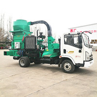 Machine à ensiler et à emballer le foin, autopropulsée, montée sur camion, à moteur diesel, pour ensilage de maïs et paille, avec fonction de broyage et de pétrissage