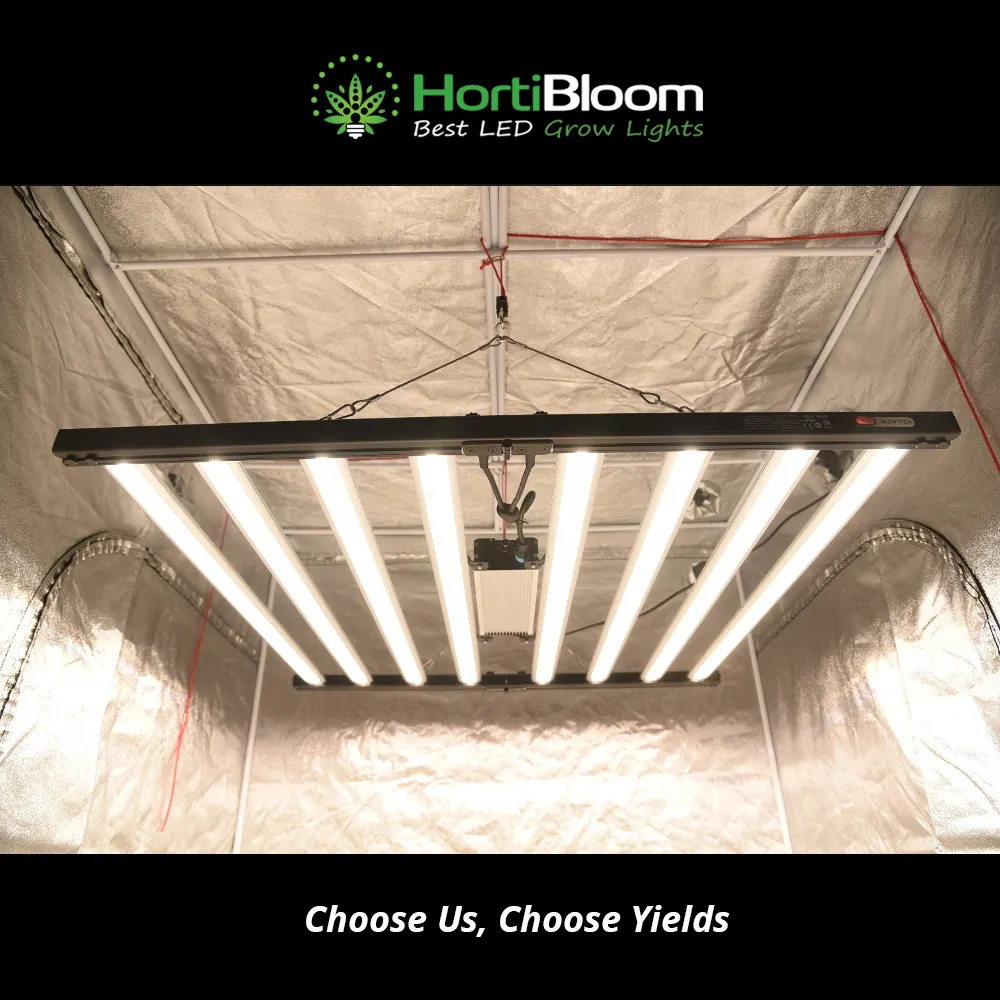 Vendita calda Hortibloom Mega Eco 720w full spectrum LED GROW LIGHT uv ir per piante commerciali