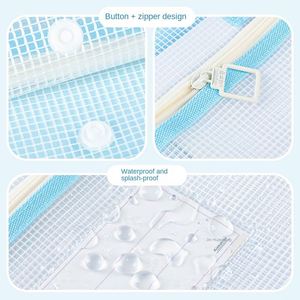 Bolsa de Tutoría para Clasificación de Materias Escolares, Bolsa Transparente Impermeable para Documentos, Bolsa de Almacenamiento para Exámenes, Bolsa para Llevar Tareas Escolares - Product Image 5
