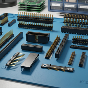 ขั้วต่อแบบ Board to Board รุ่น Samtec ERF5-070-05.0-S-DV-TR ระยะพิทช์ 0.50 มม. 70 ตำแหน่ง 2 แถว แบบ SMT ชุบทอง บรรจุบนเทป ม้วน ผลิตในสหรัฐอเมริกา - Product Image 1