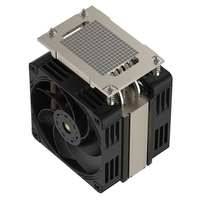 COOLSERVER SP6 4U M97 Serveur de bureau, Refroidissement CPU, PWM 4 broches, Simulation thermique, Dissipateur à faible bruit, TDP 380W, 5 ailettes, Double roulement à billes