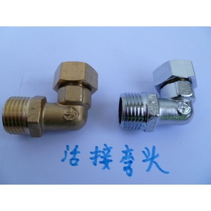 Union Elbow Copper Pipe Fitting For Water Heater Internal External Thread 90 Degree Bend Joint - Product Image 1