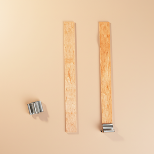 Mèche en <span class=keywords><strong>bois</strong></span> écologique pour bougies, mèche <span class=keywords><strong>plate</strong></span> crépitante pour bricolage, fournitures de fabrication de bougies en cire d'abeille et de soja, artisanat fait main - Product Image 4