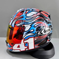 Casque de moto intégral ARA* pour homme et femme, léger, en ABS, pour scooter, vélo électrique, conduite en ville toute saison