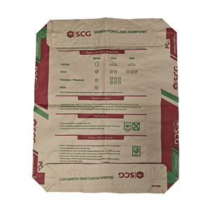 ถุงกระดาษคราฟท์หลายผนังเป็นมิตรต่อสิ่งแวดล้อมถุงวาล์วสำหรับปูนฉาบปูนปูนและสารเคมี - Product Image 3