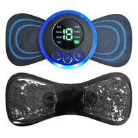 Ensemble de patchs de massage corporel rechargeables avec écran numérique, compact et portable, pour le cou, le dos, les épaules, utilisation à domicile