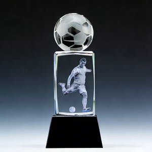 Trophées en verre gravés au laser, étanches, de qualité supérieure, directement de l'usine, pour le tennis, le badminton, le baseball, le basketball, le football et le volley-ball - Product Image 6