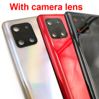 Pièces de rechange pour téléphone portable, coque arrière avec objectif, coque arrière de batterie Note 10 Lite pour Samsung N770F