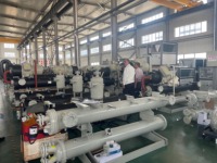 Refroidisseur à vis à eau 400HP, grande capacité de refroidissement pour centrale à béton industrielle