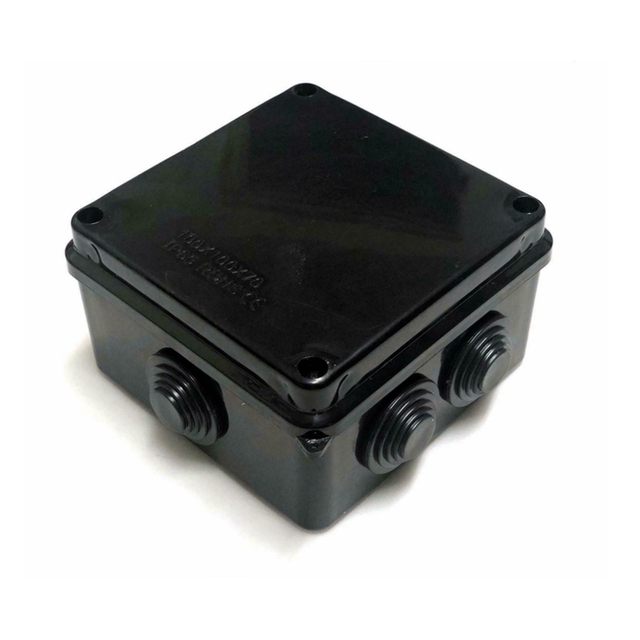 Plastic Junction Box ABS IP65 With Rubber Plug Waterproof Enclosure Terminal Box Outdoor Distribution Box