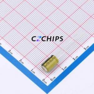 LKMC0901H680MF Through-Hole <b>Aluminum</b> <b>Electrolytic</b> <b>Capacitor</b> Through hole,D6.3xL9mm 68uF 20% 50V 390mA-100kHz - Product Image 1