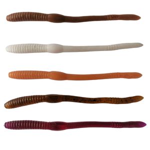 Señuelos blandos de silicona Weiyu de 11 cm, tipo gusano, para pesca, 10 unidades/bolsa, para río y lago, listos para enviar - Product Image 1