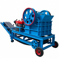 Hochproduktiver AC-Motor-Backenbrecher für den Bergbau mit 20-160 t/h Kapazität