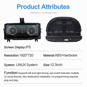NaviHua - Nuevo Panel de Instrumentos Digital para Automóvil, Velocímetro con Sistema Linux, Pantalla LCD Carplay para Range Rover Evoque 2012-2019 - Product Image 6