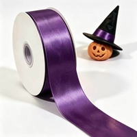 Ruban de satin tendance Halloween 2026 en gros, différentes largeurs, pour fêtes et loisirs créatifs