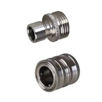 Raccords rapides en acier inoxydable de style américain 3/4, 3/8" NPT, ensemble d'adaptateurs filetés mâle et femelle pour équipement de lavage automobile