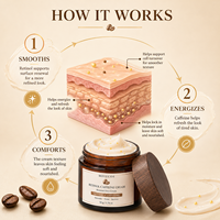 Crème hydratante éclaircissante au rétinol et à la caféine OEM/ODM, soin de la peau, réduit la mélanine, raffermissante, lissante, anti-âge, crème pour le visage