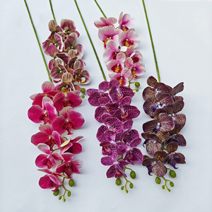 PT-PH005 tự nhiên Nhân Tạo Hoa Latex <span class=keywords><strong>Moth</strong></span> phong lan hoa nhân tạo bướm phong lan cho trang trí nội thất phong lan hoa trang trí - Product Image 5