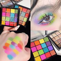 Nouvelle palette de fards à paupières nacrés mats, scintillants, waterproof, haute pigmentation, longue tenue, kit de maquillage multifonctionnel pour les yeux, pour peaux foncées