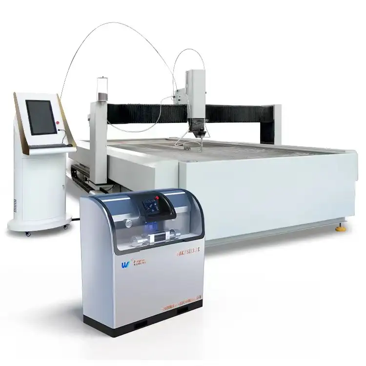 Forplus 고정밀 고압 3 축 CNC 키트 워터 제트 커팅 머신 워터 제트 머신 커터