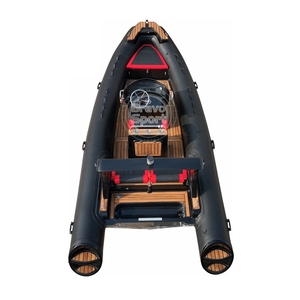 Vente chaude 580cm <span class=keywords><strong>Bateau</strong></span> À Rames Heavy Duty Fibre De Verre Coque <span class=keywords><strong>Semi</strong></span> <span class=keywords><strong>Rigide</strong></span> Gonflable Nervure <span class=keywords><strong>Bateau</strong></span> pour La Pêche - Product Image 4
