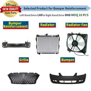 Jmen-Soporte de barra de impacto para coche, pieza de carrocería para VOLVO 850 940 960, parachoques de refuerzo, Taiwán - Product Image 4