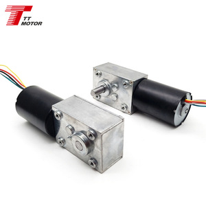 ผู้ผลิตจัดหามอเตอร์เกียร์ไร้แปรงถ่าน 12V DC, มอเตอร์เกียร์ไร้แปรงถ่านแบบเกียร์หนอนแรงดันต่ำ DC - Product Image 4