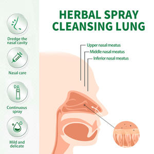 Spray Limpiador Herbal para Desintoxicar los Pulmones para Fumadores, Descongestionante Nasal, Solución Anti Ronquidos, Spray para Aliviar los Ronquidos - Product Image 4