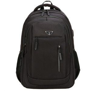 Laptop <b>Backpack</b> For Men Large Capacity With Usb Charging Port Business School Bag Waterproof Solid Color Summer 2025 - Product Image 4