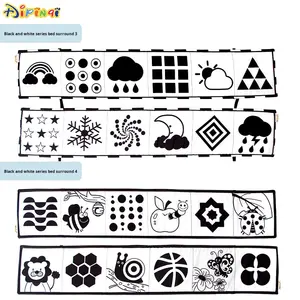 Venta caliente 2025 de alta calidad bebé educación temprana colorido <span class=keywords><strong>libro</strong></span> de tela cognitiva 0-12 meses juguetes educativos para bebés - Product Image 4