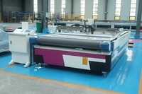 Cortadora de cuchillo oscilante CNC Plotter digital Máquina de corte por láser para ropa de fibra Tela Fibra de vidrio Prepreg Ropa