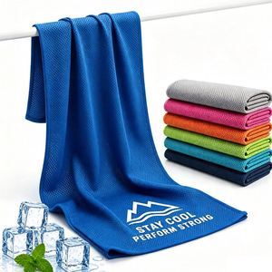 Serviette de sport en microfibre personnalisée avec logo promotionnel pour les cadeaux d'entreprise, impression jacquard, vente en gros - Product Image 1