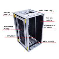 Leenol ESD Magazine Rack AntiStatic Quick Adjust Rack for SMT |   Rack de stockage pour cartes de circuits imprimés (PCB) SMT ESD | Usine OEM ODM |   CE Rohs