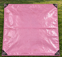 Bâche tissée enduite robuste, imperméable, en plastique, pour couverture de toit extérieur